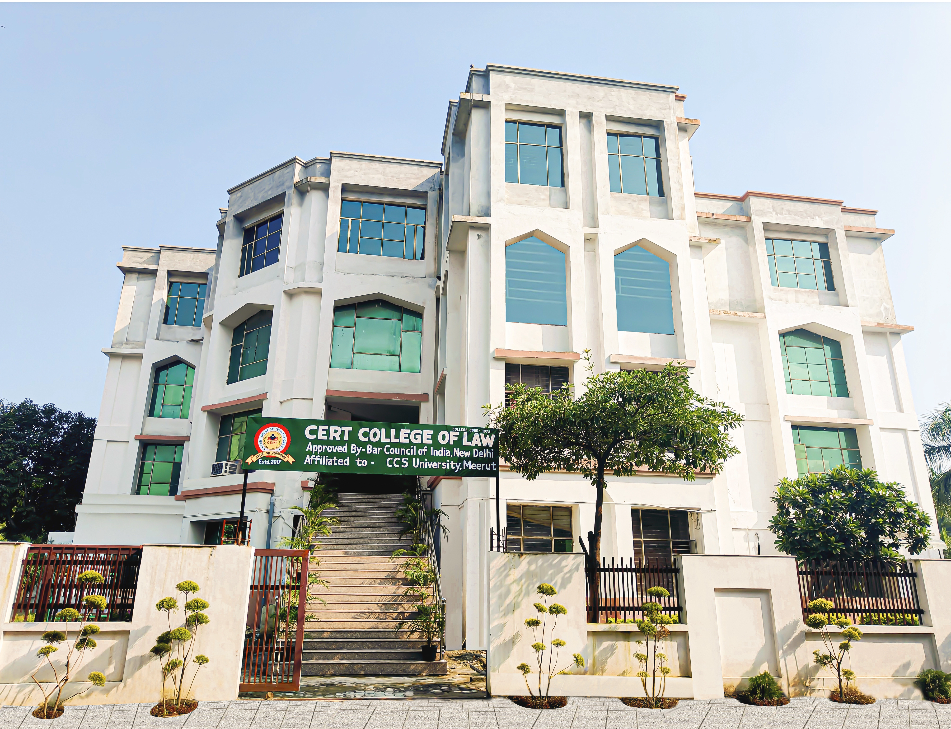 CERT College of Law campus in Meerut with modern infrastructure